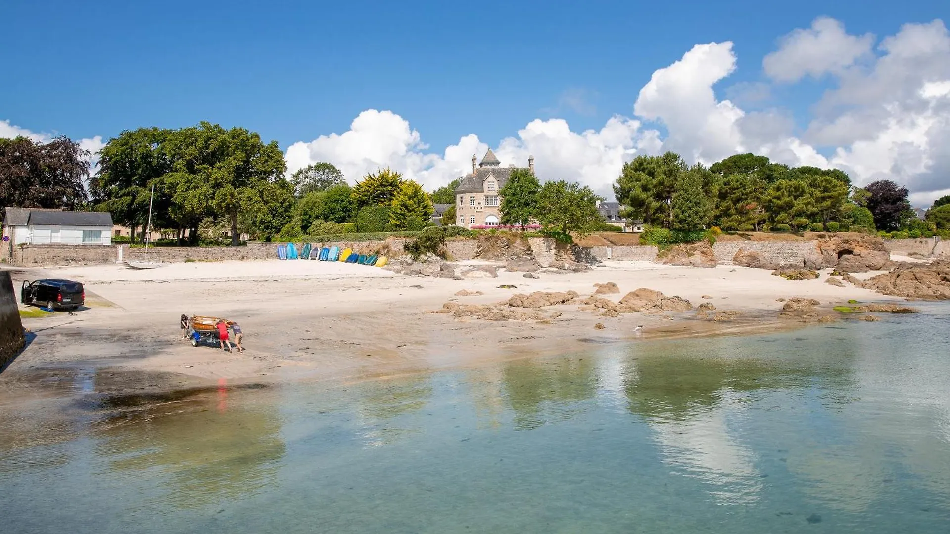 Lägenhet 400M Plage De La Cale De Beg Meil, Cocon Pour 2 Fouesnant Frankrike